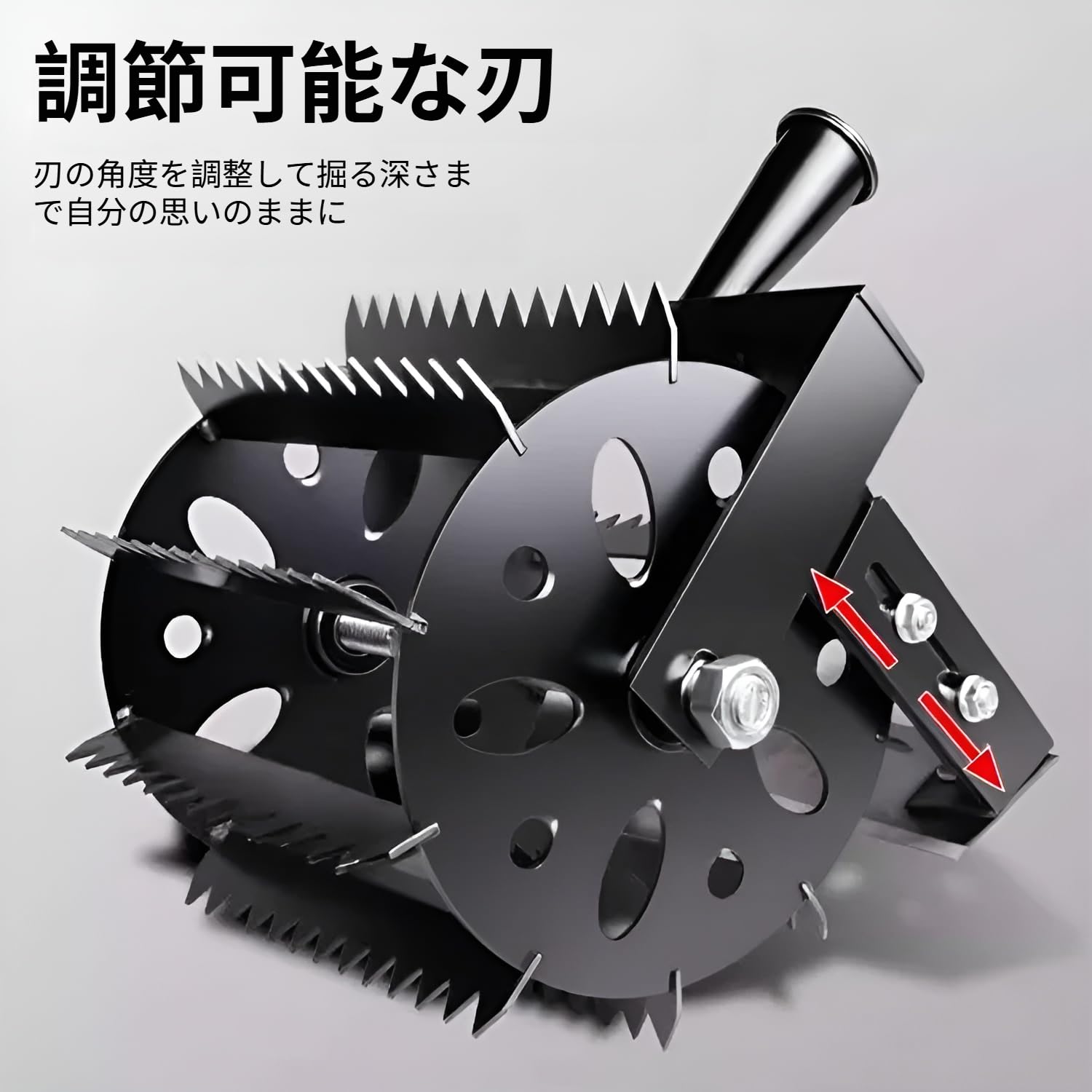 Amazon.co.jp: [Luvian]耕運機 家庭用 省力除草工具 手押し 耕うん機